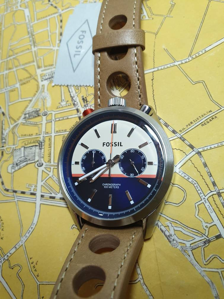 Rare Masterpiece: Del Rey Fossil Watch CH2973 – Chronograph! Gift idea for men!