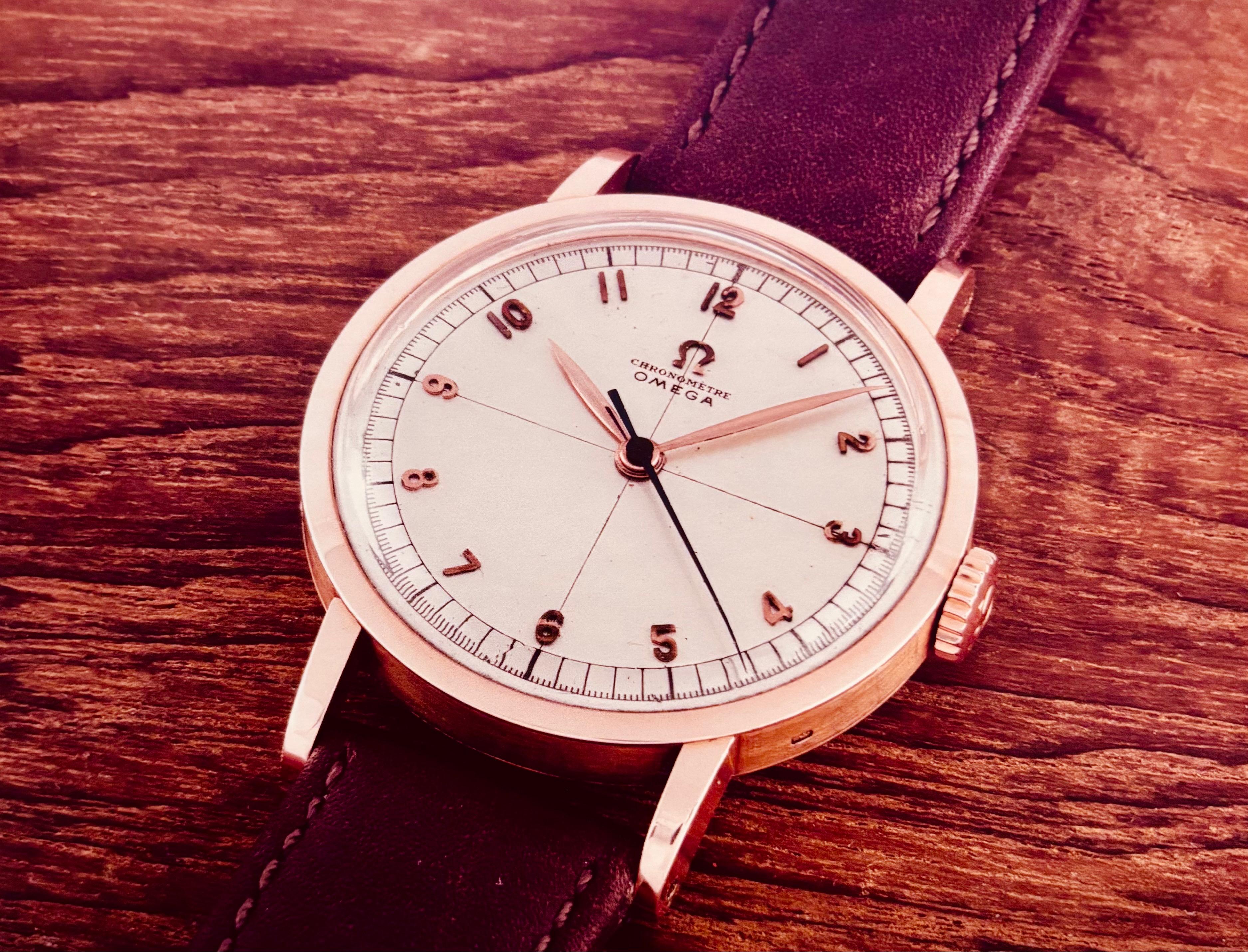 Omega Chronomètre Ref. 2367 in 18k Pink Gold (1948): The Two‑Tone Dress Watch That Quietly Outclasses Modern Luxury