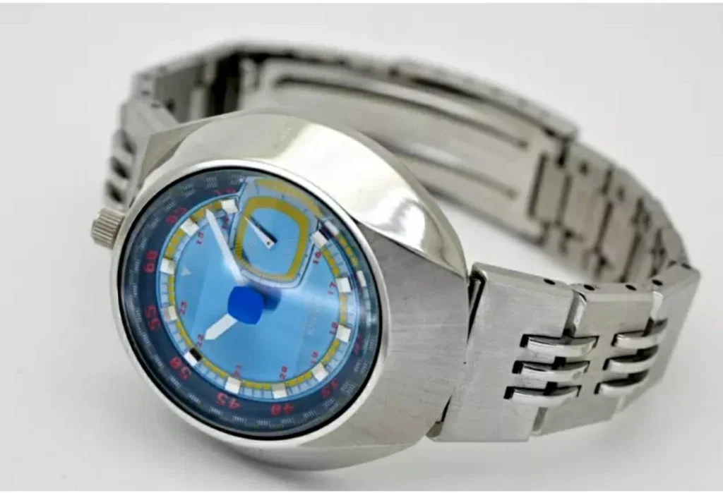 Seiko Alba V707-0A10 Indigo Blue Bullhead UFO